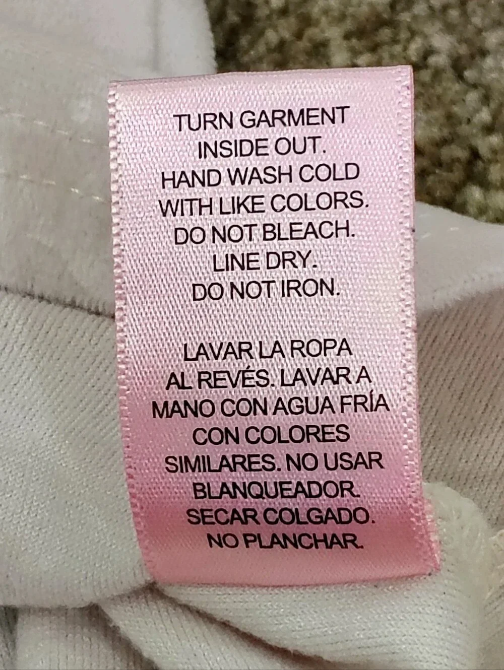 Juicy Couture Sleepwear Top Juniors XL Pink Velour Bling Rhinestone Long Sleeve - Picture 6 of 11